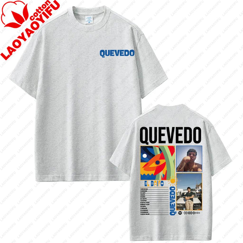 Rapper Quevedo 2026 El Baifo Graphic Tshirts For Unisex Unisex Harajuku Vintage Gothic Tee Casual Oversized Tops