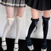 2026 Women Sexy Stockings Sweet Lace Bow High Tights Japanese Beige Lolita for Women Girls Kawaii Over Knee Sockings Accesories