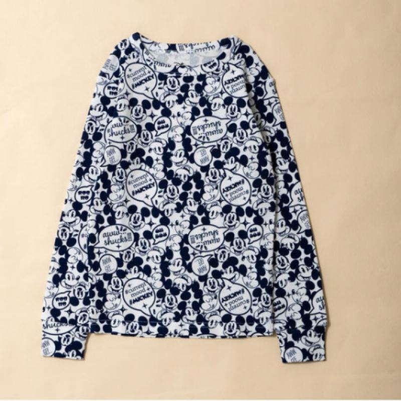 Daiso Disney Mickey Mouse Kids Underwear Top Blue M