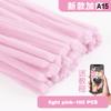 100pcs Fuzzy Wire Chenille Stems DIY Strips Twist Bar Anvil Wire Craft Pipe Handicraft Material Plush Tube Creative Toy