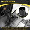 Oyviny OEM Style Replacement USCAR To RV 7 Way Trailer Plug Adapter, Twist Lock Design USCAR To 7-Way RV Blade Socket For Chevy, Ford, GMC And