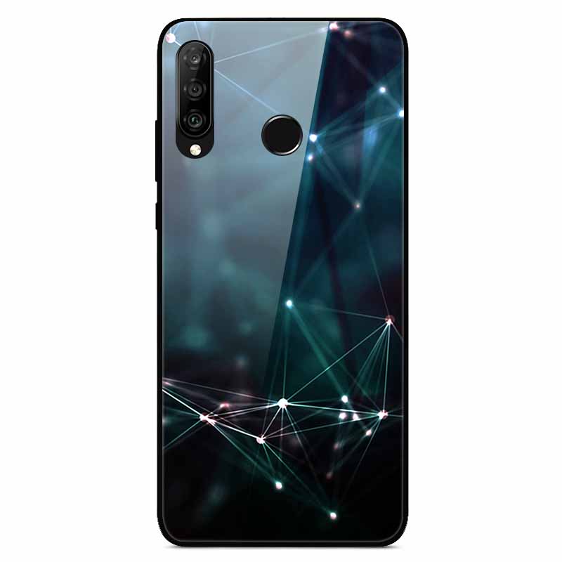For Huawei P30 Lite Cases P30Pro P20pro P20Lite Luxury Tempered Glass Hard Back Cases for Huawei P20 Pro P30Pro Fundas Capa P20