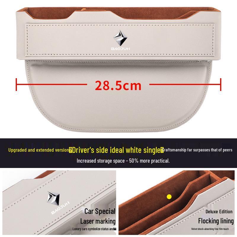 Boîte de rangement pour espace de siège de voiture pour modèles Baojun 560/510/310w/630/730