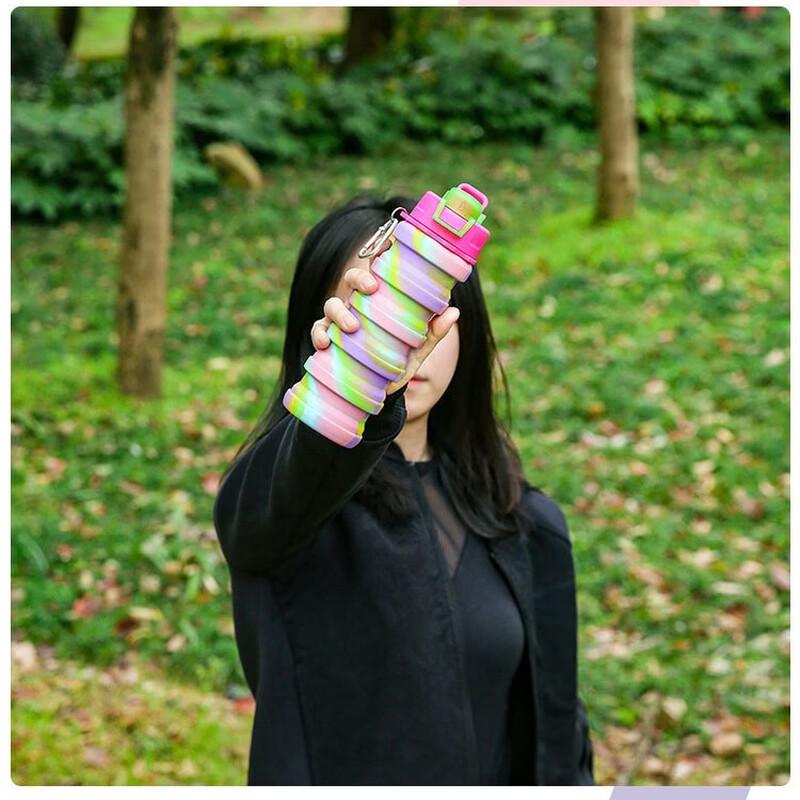 Portable Foldable Silicone Water Bottle