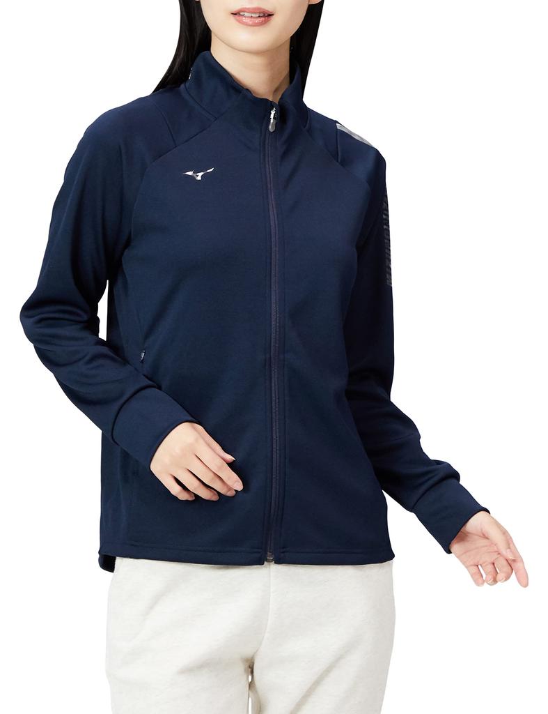 Training Wear Jacket Stretch 32MC2301 Deep Navy L [Mizuno] Warm-up Women's