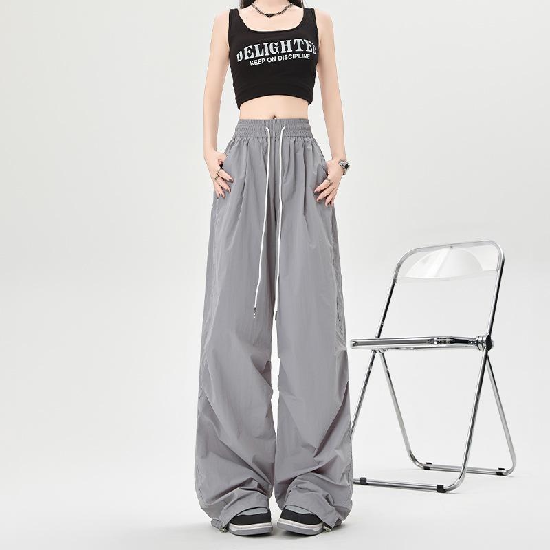 Work Pants for Women Loose and Slim and Versatile New Summer Thin Quick-drying and Drape Casual Pants Sports Pants