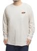 One Colors TOM AND JERRY Men's Long Sleeve T-Shirt with Pigment Print, Crew Neck, Size 2L, Ivory (90)
