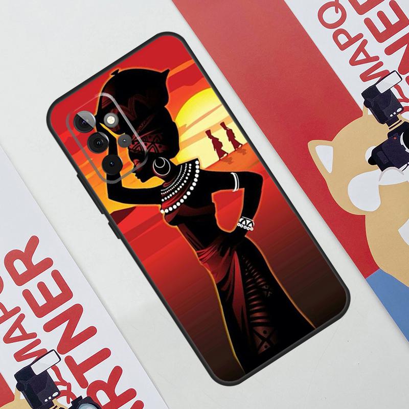 South Africa Woman Case For Samsung Galaxy A06 A16 A36 A56 A55 A35 A33 A53 A13 A23 A17 A54 A34 A14 A52 A32 A15