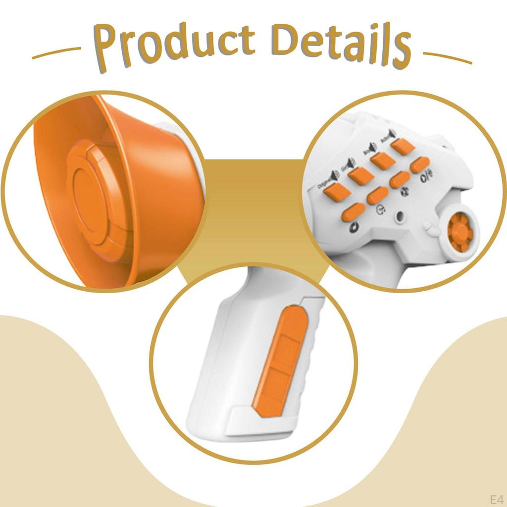 Stimme Verzerrer Spielzeug Kinder Megafon Lustig Handheld 4 Stimmen Modi Tragbarer Lautsprecher Verstärker