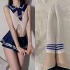 Night Fun Lingerie Sexy Perspective Uniform Seduction Senior Suit Cosplay Passion Sailor Suit Suit