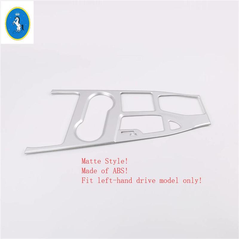 Car Water Cup Holder Gear Shift Box Decor Cover Trim Carbon Fiber / Matte Interior Accessories For Lexus UX 200 250H  - 2024 Matte