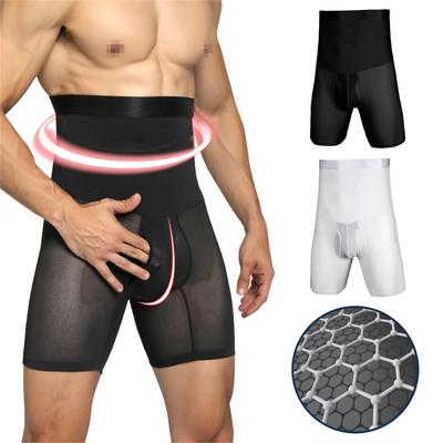 Atmungsaktive, figurformende Bauchmieder-Unterwäsche für Herren mit hoher Taille