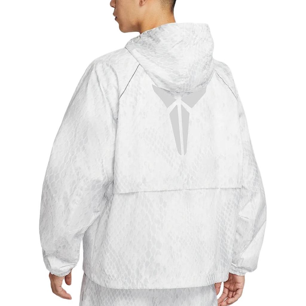 Nike FW25 Kobe Brand Logo Water-Resistant Woven Hooded Long Sleeve Jacket Men Jackets IB2705-100