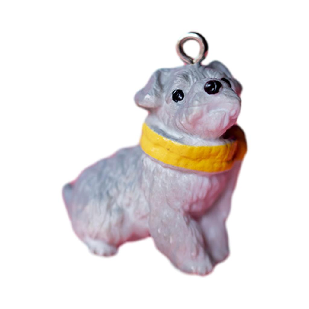 Dog Jewelry Charm Handmade Jewelry Accessories Dog Pendant PVC Material Animal Pendant for Earring Jewelry Craft Making