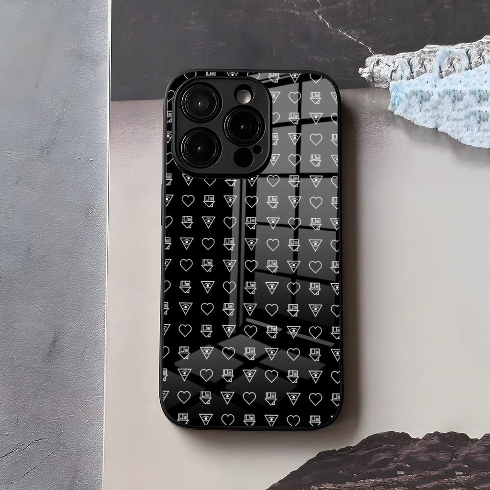 N-Neighbourhood Band Phone Case For IPhone 17 Air 16 E Pro Max 15 14 13 Mini 12 Pro 11 Max Plus Black Glass Cover