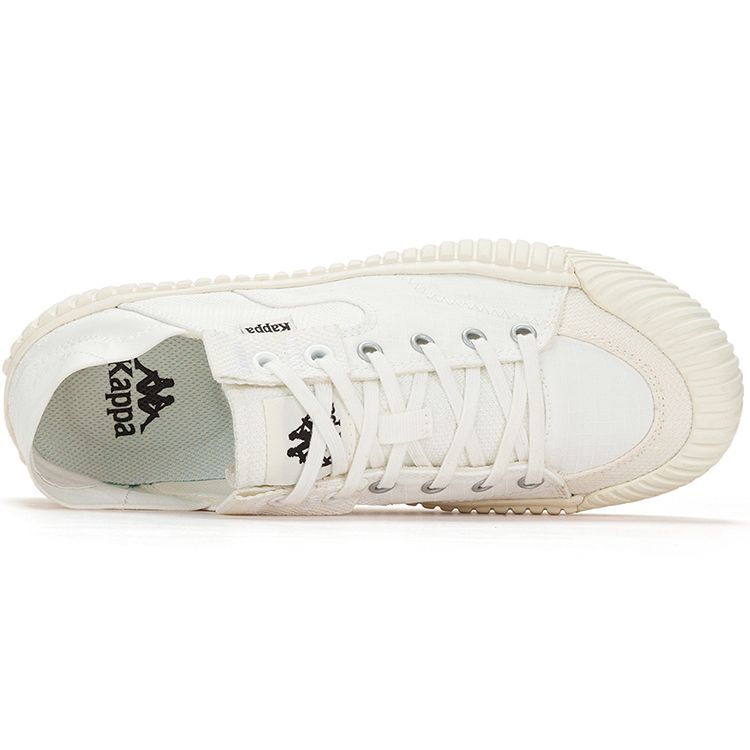 Kappa Non-Slip Wear-Resistant Low-Top Skate Shoes Unisex sneaker White K0DX5CC41-012