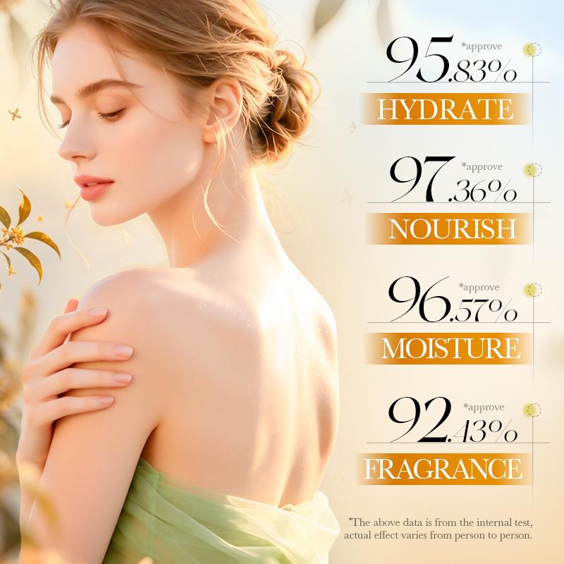 Osmanthus Oolong Body Lotion Moisturizing Nourishing Body Cream Long Lasting Fragrance Hydrating Skin Care 100g