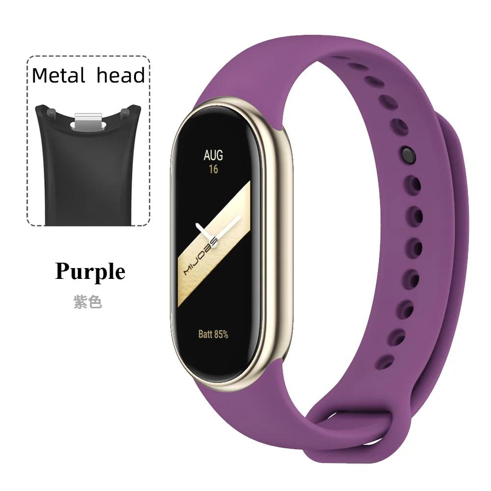 Sport Silicone Strap for Xiaomi Mi Band 9 NFC Replacement Bracelet Belt for Xiaomi Mi Band 8/9/10 Wriststrap Smart Watch Accessories