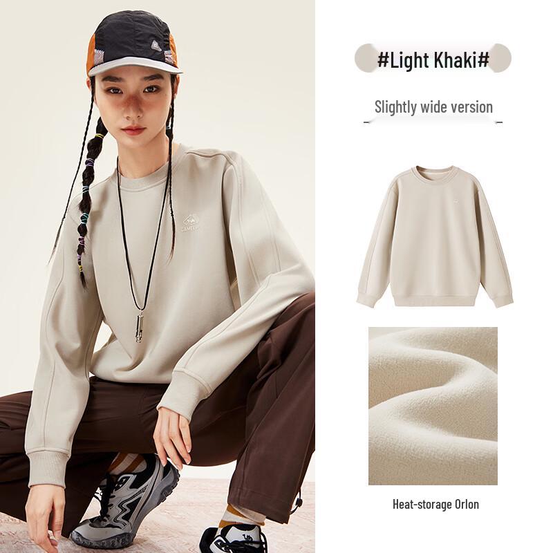 CAMEL Unisex Loose Fit Round Neck Sweatshirt