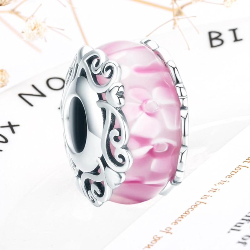 Neue Feine Murano Glas Serie Anhänger Rosa Rot Schwarz Grün Weiß Blau Perle Passend Original Armband Zubehör DIY Damenschmuck Geschenk