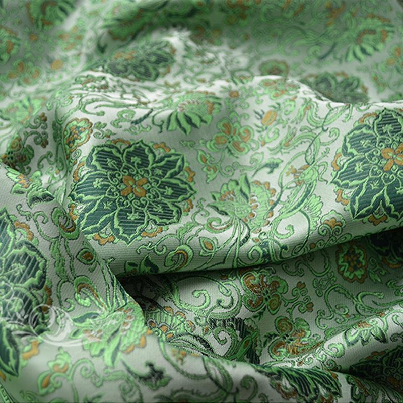 

Guanyin Pattern Brocade Fabric Chinese Style Jacquard Material for DIY Sewing New Chinese Traditional Tang Suit Waistcoat 100x145cm