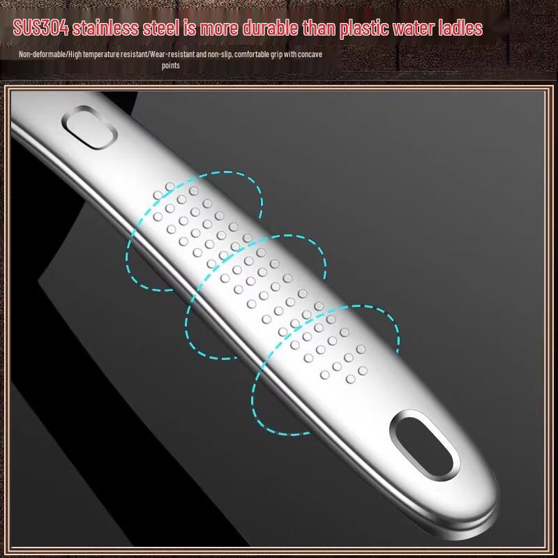 HUIHUADU 304 Stainless Steel Kitchen Ladle