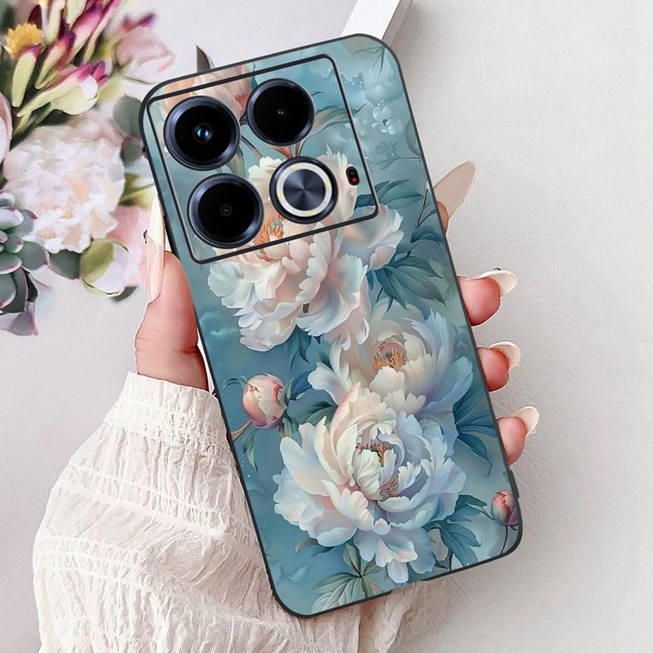 Cute Painting Phone Case For Infinix Note 40 40Pro Pro+ Soft Silicone TPU Back Cover For Infinix Note40 Pro Plus Cases Bumpers