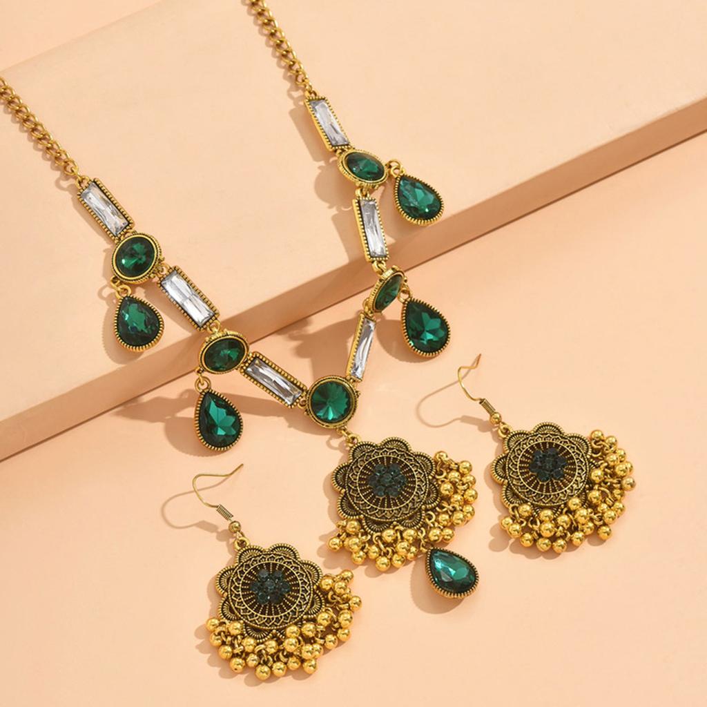 Fashion Jewelry Set Necklace Earrings For Woman