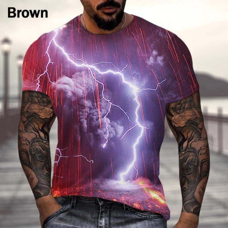 

Новые мужские футболки летняя одежда шелковистые мягкие супер быстросохнущие футболки топы молнии облака 3d печать графические футболки 6XL