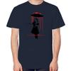 Blood Rain Girl With Umbrella Fashion Funny Streetwear Print T Shirt Summer Cotton Tees Tops Oneck New Shirts And Tshirts