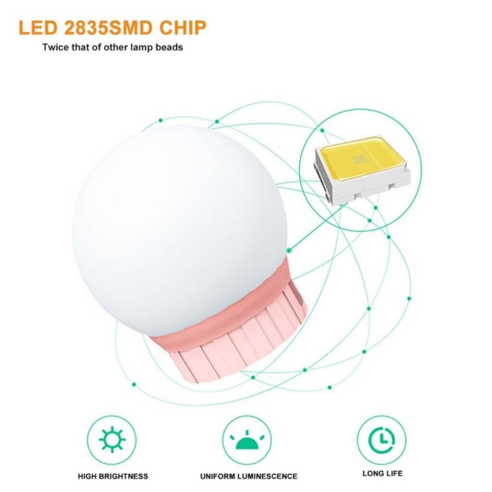USB 5V Make-Up Spiegel LED Glühbirnen Eitelkeit Lichter Dimmbare Badezimmer Schminktisch Beleuchtung LED Eitelkeit Licht Für Spiegel licht