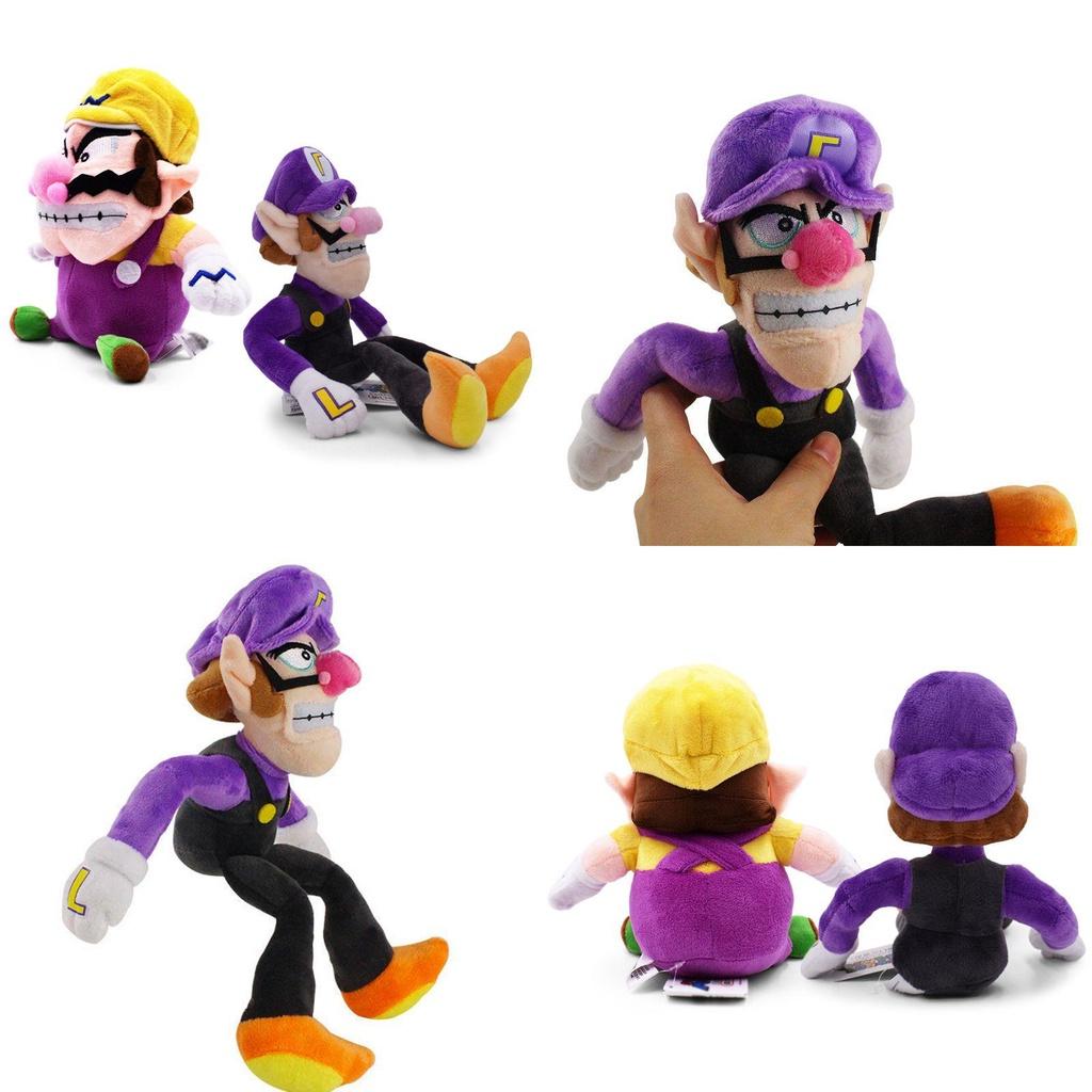 Super Mario Bros Plush Doll Set Featuring Adorable Wario And Waluigi Stuffed Toys
