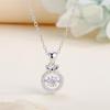 Korean Style S925 Sterling Silver Micro-Paved Pendant