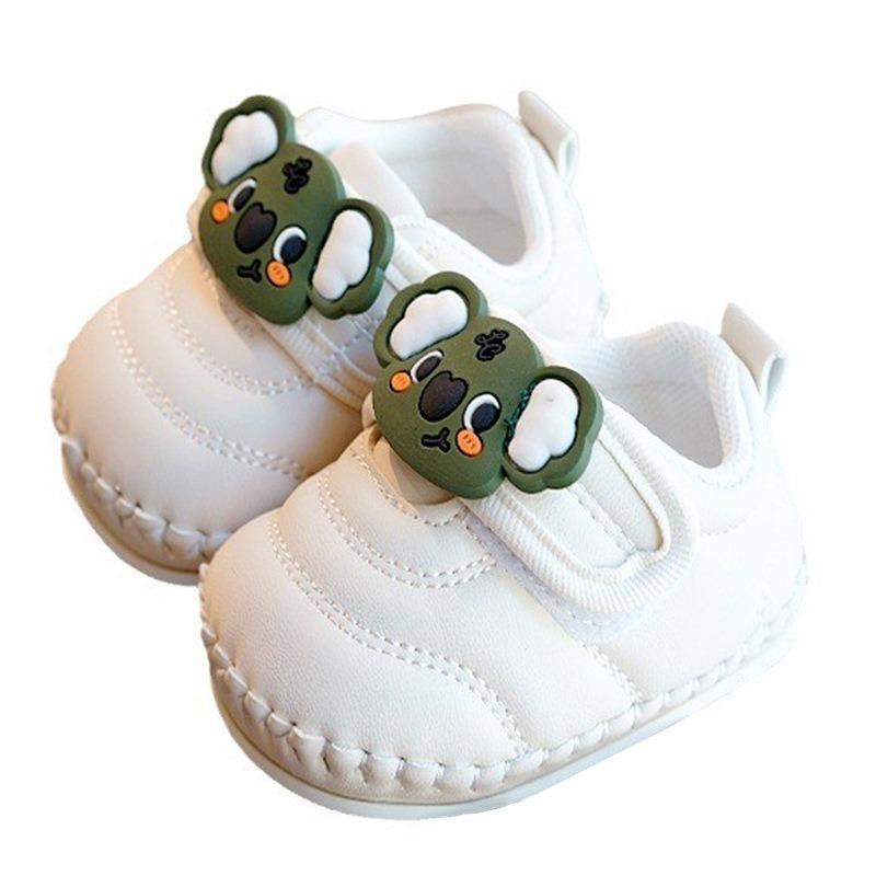 Baby Shoe 2025 Soft Sole Anti Slip Spring Autumn Comfortable Baby Shoes 0-1 Year Little Elephant Old Toddler Shoes Cartoon Cute