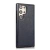 For Samsung Galaxy S24 Ultra Case Litchi Texture PU Leather Coated PC + TPU Phone Cover