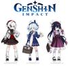 Game Genshin Impact Columbina Furina Focalors Arlecchino The Knave Cosplay Standing Plate Acrylic Figure Stand Accessories Props