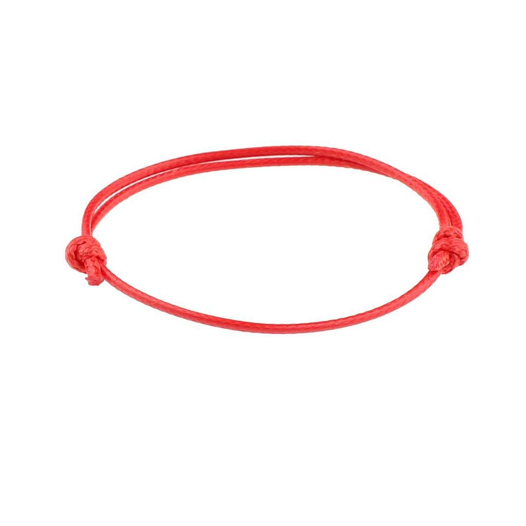 Bracelet ajustable tissé à la main en fil de cire coréen, design coloré de 1,5 mm