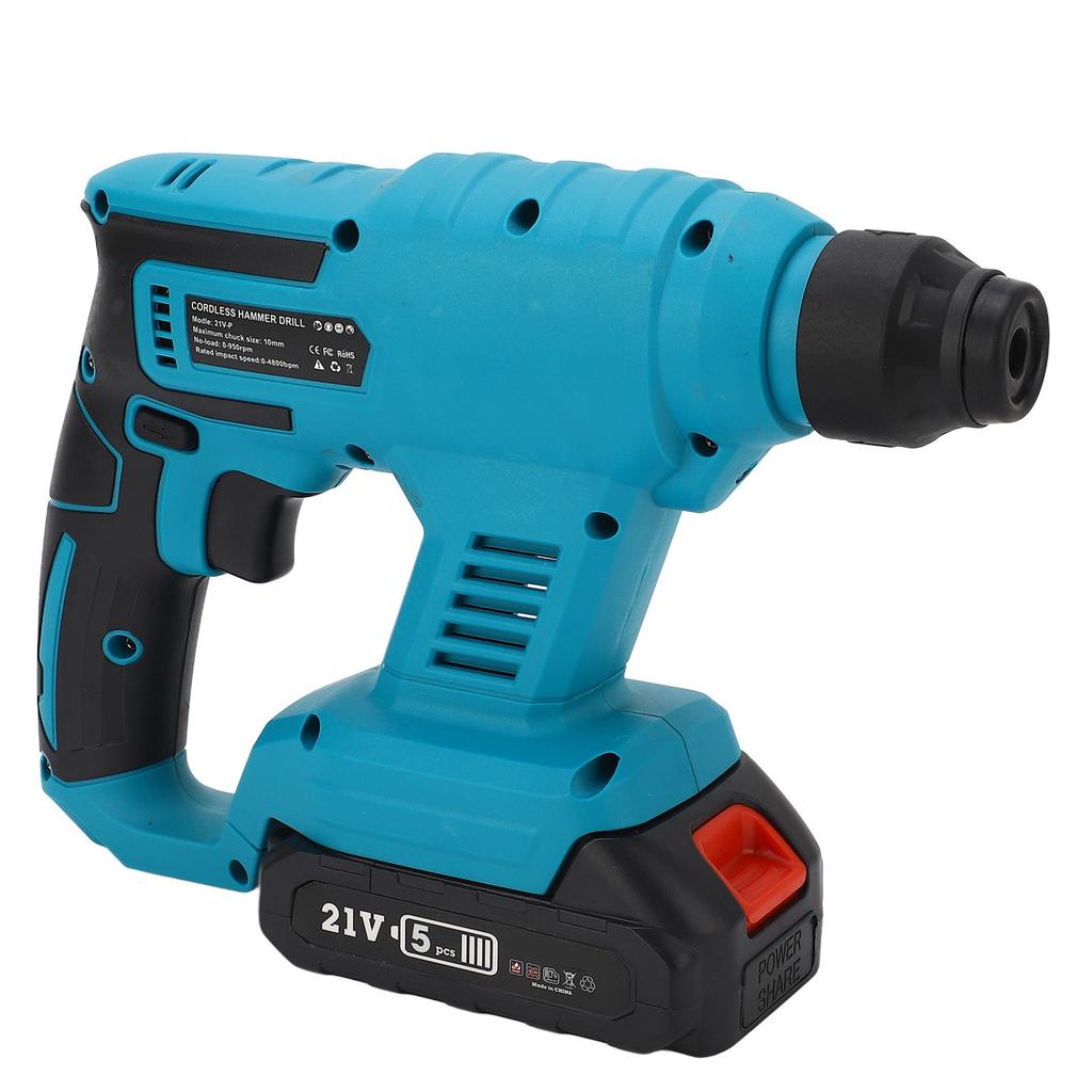 Cordless Power Drill Set Lithium Ion Electric Impact Hammer Driver Drill for Concrete Wood Metal