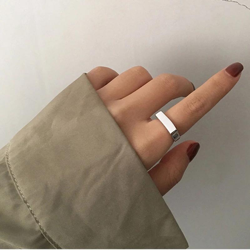 foxanry Minimalistische Fingerringe Charm Damen Mädchen Thai Schmuck Neue Mode Kreuz Twining Handgefertigter Ring