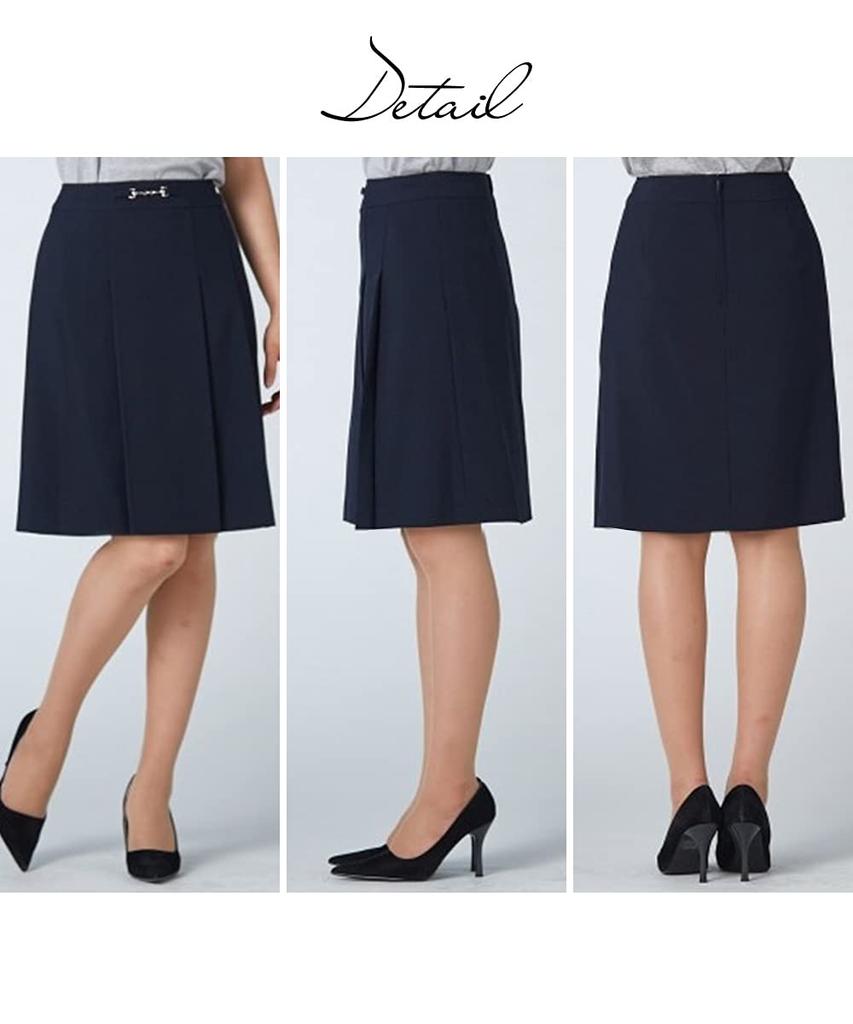 Skirt Suits to Enhance Your Beauty Jacket Pleated Lining with [Nissen] [Women's Suits] (Tailored + Skirt) (Jacket Color-Coordinated Piping)