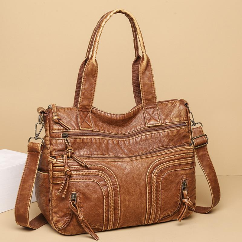 Exclusive Design Women's Bags Vintage Handbags for Women Retro Large Capacity Tote Bags Fashion Shoulder Messenger Crossbody Bag