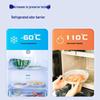 MIAOJIE Disposable PE Food Preservation Covers (Small, 100 Count)
