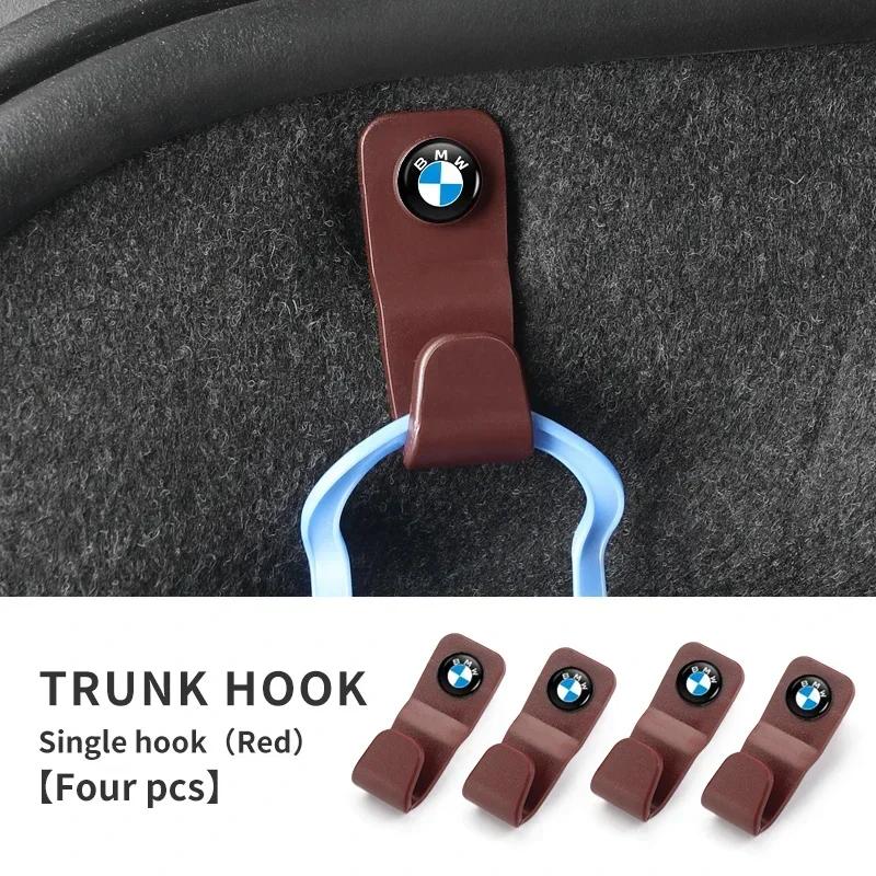-Ganchos de Almacenamiento para Maletero de Coche Organizador de Maletero para Sedán Automático Para BMW Serie 3 5 G30 G60 F10 F20 F22 F32 F33 F36 F06 G11 G70 F30 G20 G32