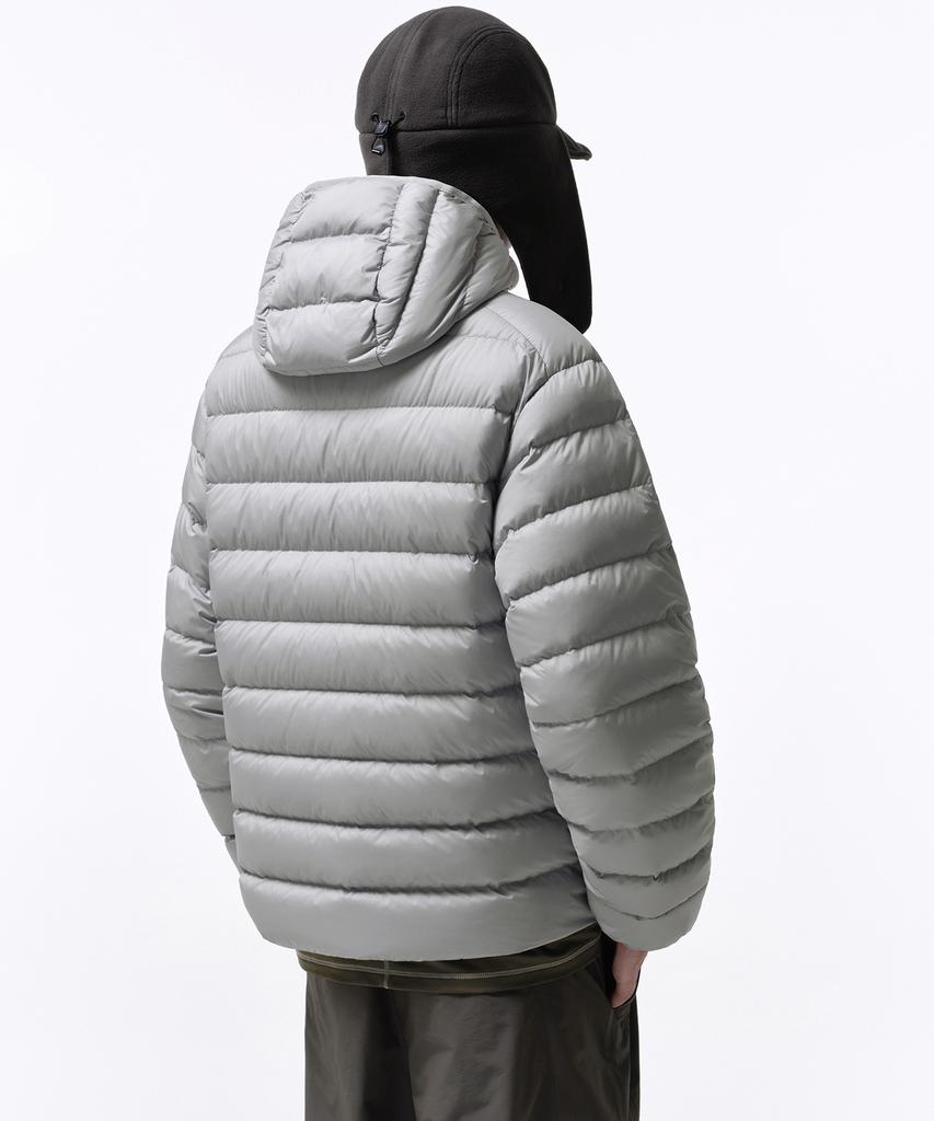Musinsa Standard [City Leisure] Hooded Light Down Jacket [Light Grey]