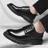 Spring Autumn Flat Formal Leather Shoes Men Business Oxfords Shoes Casual Sports Shoes Social Elegance Trendy Footwear
