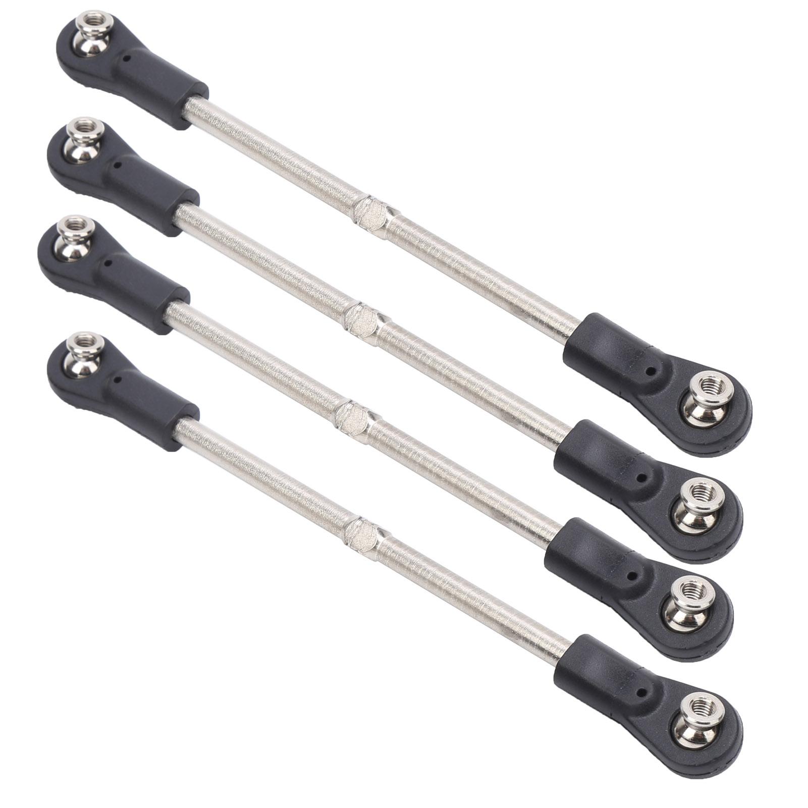 

M4 Steering Linkage Rod Set Adjustable 110‑120mm Fit for 1 8 RC Racing Truck Car