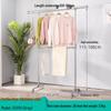 Double-Layer Telescopic Clothes Drying Rack: Outdoor/Indoor, Extendable, Mobile, Single-Pole Rack