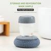 1 Pcs New Multi‑use Kitchen Pot Dish Cleaning Brush Portable Soap Dispenser Sponge Scrubber Household Washing Tool Accessories