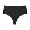Seamless Breathable Mid Waist Ice Silk Thong Panties for Women Lightweight Soft Fabric Underwear