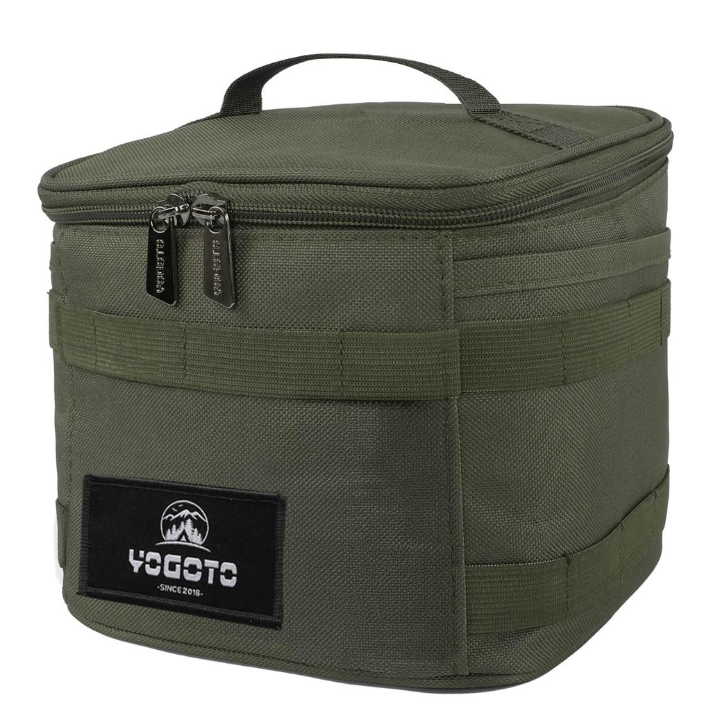 YOGOTO Spice Outdoor Seasoning Case with Dividers Box, Camping, BBQ,